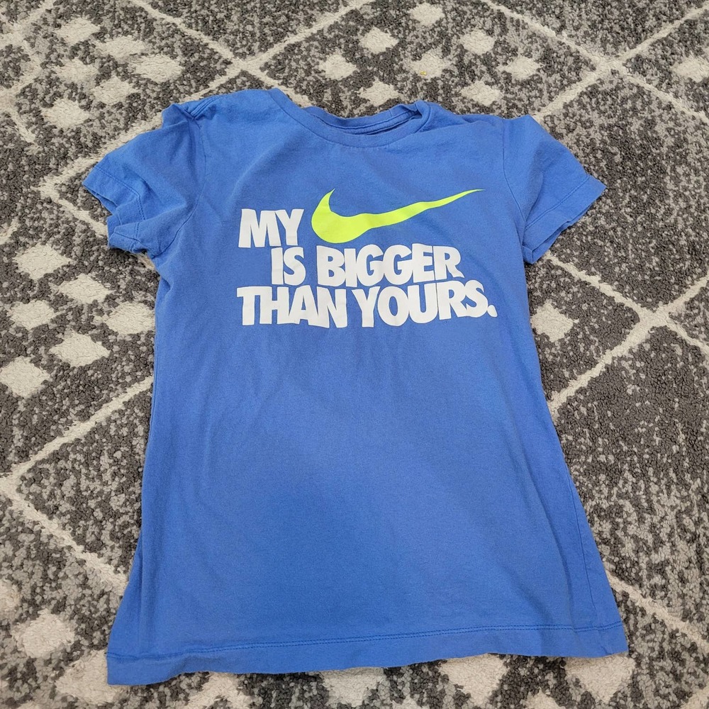 Nike blue Boys size medium shirt - Picture 2 of 4
